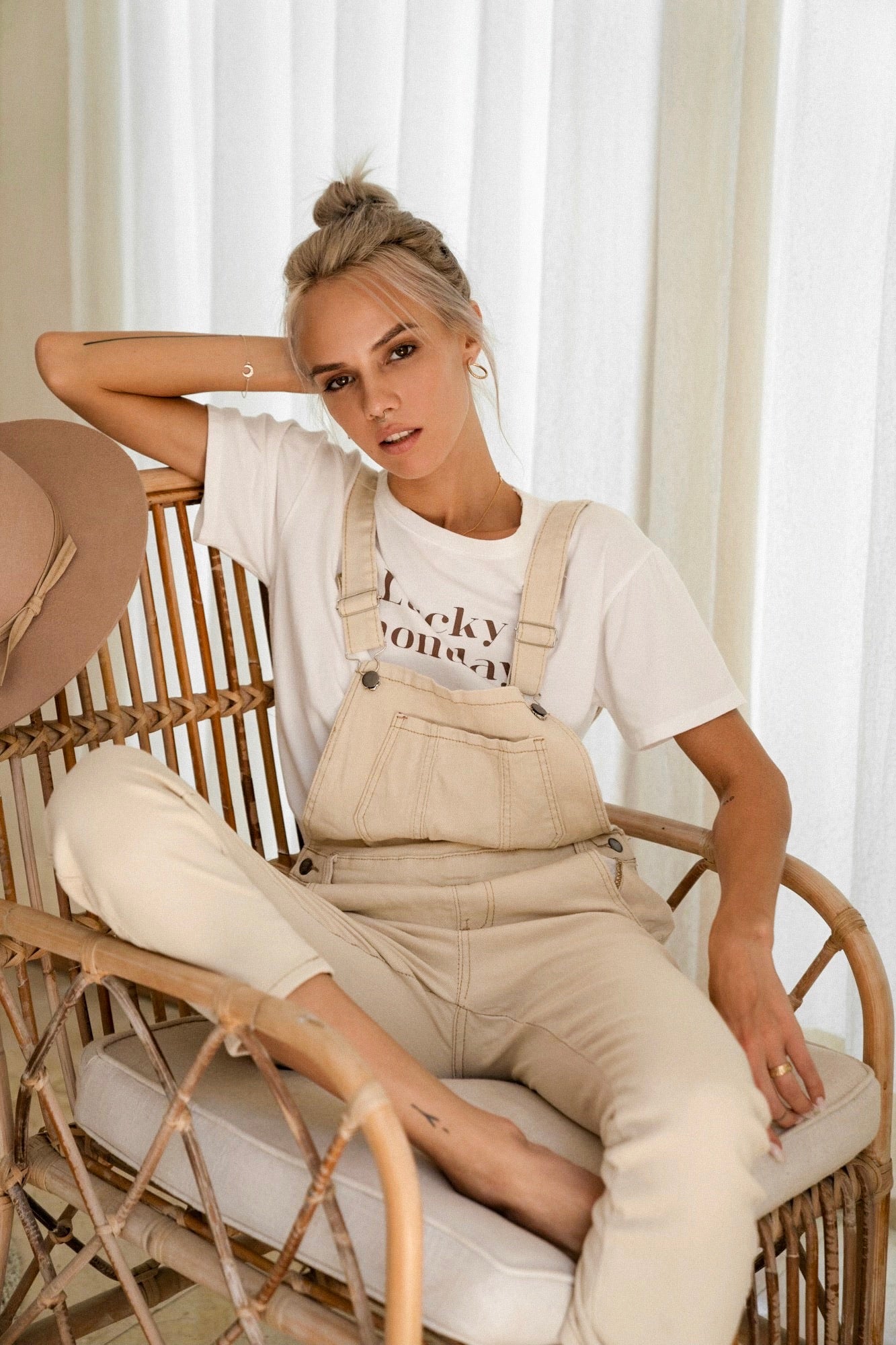 再入荷〉classic overalls (ivory) – HINNA cottage