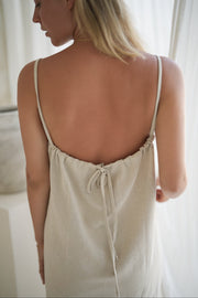 open back camisole dress